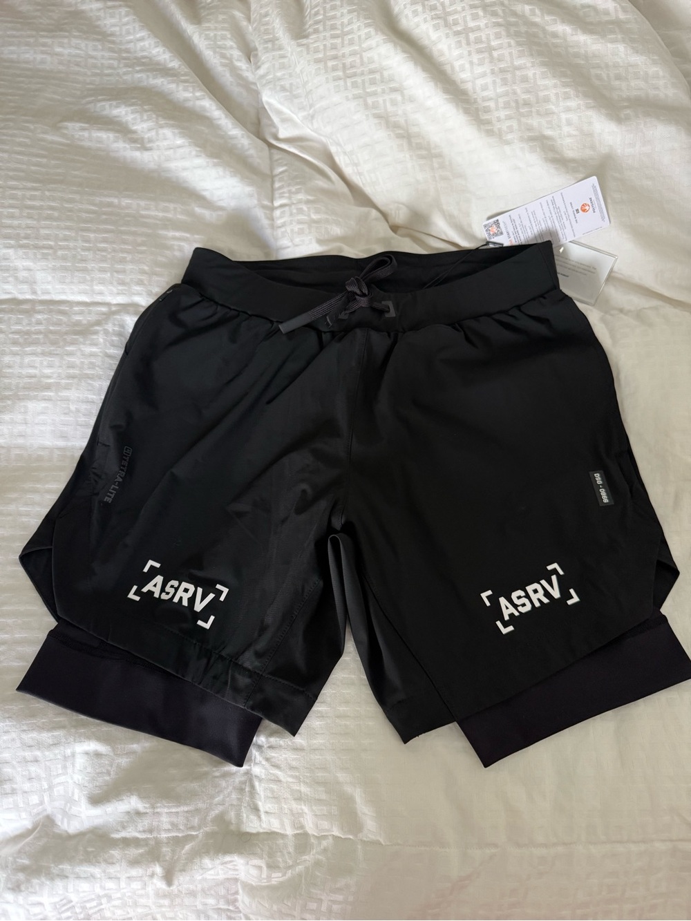Men’s ASRV Tetra Lite 7” Liner Short. Size Small